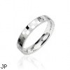 316L Stainless Steel Checker Engraved Ring