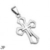316L Stainless Steel Cross within A Cross Pendant