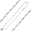 316L Stainless Steel Necklaces/ Prism cut Links