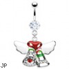 Christmas Bells Belly Button Ring