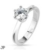 Dazzling Engagement Ring with CZ