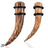 Organic coco wood curved taper