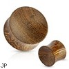 Pair Of Concave Saddle Fit Snake Wood Organic Plugs
