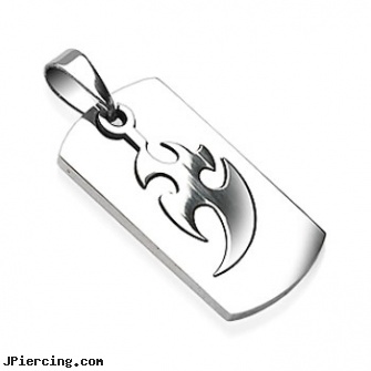 316L Surgical Steel Tribal Pendant, 316l jewelry cards, surgical placement of rings in cock and scrotum, surgical stainless steel body jewelry, surgical stainless steel navel jewelry, stainless steel piercing body jewelry