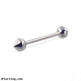 Ball-cone straight barbell, 16 ga, micro ball labret stud, adult cock and ball rings, beach ball barbell and eyebrow piercing, silicone cock rings, helix cone