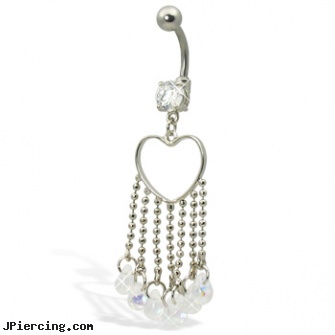 Belly button ring with heart and dangles, belly button rings navel jewelry, 14k gold belly ring, dangling heart belly button ring, belly button barbells, eyebrow ring frequently asked questions