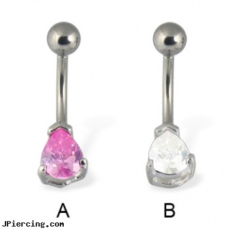 Belly button ring with teardrop stone, earnhardt belly button rings, surveys on belly button piercing, pig belly button ring, logo toungue rings, penis ring how it works