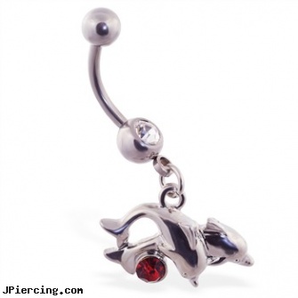 Belly ring with dangling jumping dolphins, 14 butterfly belly rings photos, piercing belly, belly button rings cheap, penis rings pleasure, nipple rings for women