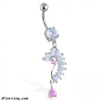 Belly Ring With Dangling Teardrops, golden retriever belly button rings, belly button rings and barbells, paul frank belly button rings, brittiny spears nipple ring, female orgasm with piercing
