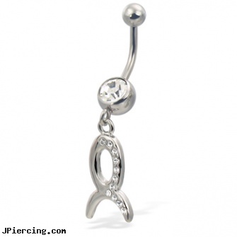 Jeweled zodiac belly button ring, Taurus, jeweled navel slave rings, jeweled belly rings, jeweled labrets, zodiac tongue ring, zodiac belly rings