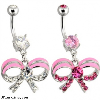 Steel CZ Paved Ribbon, captive earrings unique steel, surgical steel jewelry, buy stainless steel lip ring, plugs body jewelery
, character belly button rings
