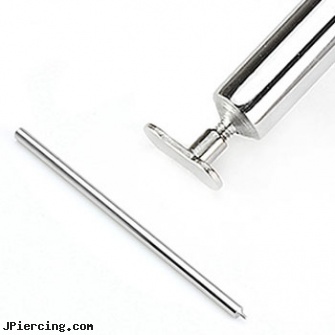 Steel Dermal Anchor Insertion Tool, stainless steel rings, surgical steel body jewelry, stainless steel triple cock ring, cleaning supplies for tattoo and piercing tools, nipple piercing tools