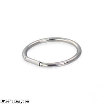 Straight segment ring, 16 ga, internally threaded straight barbells, straight onyx plugs, gold plated straight barbell eyebrow jewelry, captive segment cock rings, cock ring picture