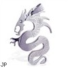Stainless steel dragon pendant