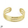 10K Real Gold Toe Ring