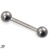 12 gauge titanium straight barbell