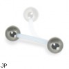 14 gauge PTFE tongue ring, flexible!