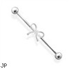 14GA Industrial Barbell with Ribbon
