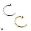 14K Gold Nose Hoop