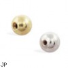 14K Gold Replacement Screw Ball