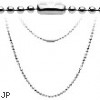 20" Medium Steel Ball Chain Necklace