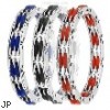 316L Stainless Steel & Rubber Bracelet