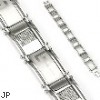 316L Stainless Steel Aztec Wire Bracelet