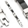 316L Stainless Steel Bracelet/Black Carbon Fiber