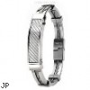 316L Stainless Steel Bracelet/White Carbon Fiber