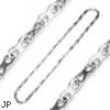 316L Stainless Steel Double-O Link Necklace