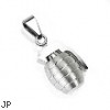 316L Stainless Steel Hand Grenade Solid Pendant