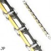 316L Stainless Steel IP Tripod Bracelet