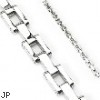 316L Stainless Steel Square Link Chain Bracelet