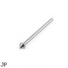 316L Surgical stainless steel customizable nose stud with cone