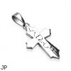 316L Surgical Steel 2 Piece Cross Pendant