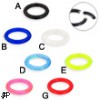 Acrylic segment ring, 8 ga
