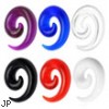 Acrylic spiral taper, 0 ga