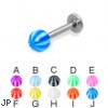 Beach ball labret, 14 ga