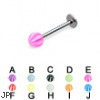 Beach ball labret, 18 ga