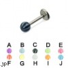 Beach ball titanium labret, 16 ga