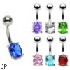 Big Gem Belly Button Ring
