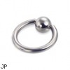 Captive bead ring, 12 ga