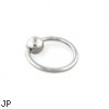 Captive bead ring, 18 ga