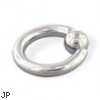 Captive Bead Ring, 8 Ga