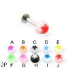 Flower ball labret, 14 ga