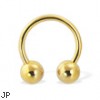 Gold Tone circular barbell, 14 ga