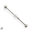 Industrial Barbell with Snake, 14ga