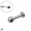 Internally Threaded Labret, 12 Ga