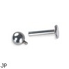 Internally Threaded Titanium Labret, 16 Ga