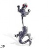 Lizard Belly Button Ring